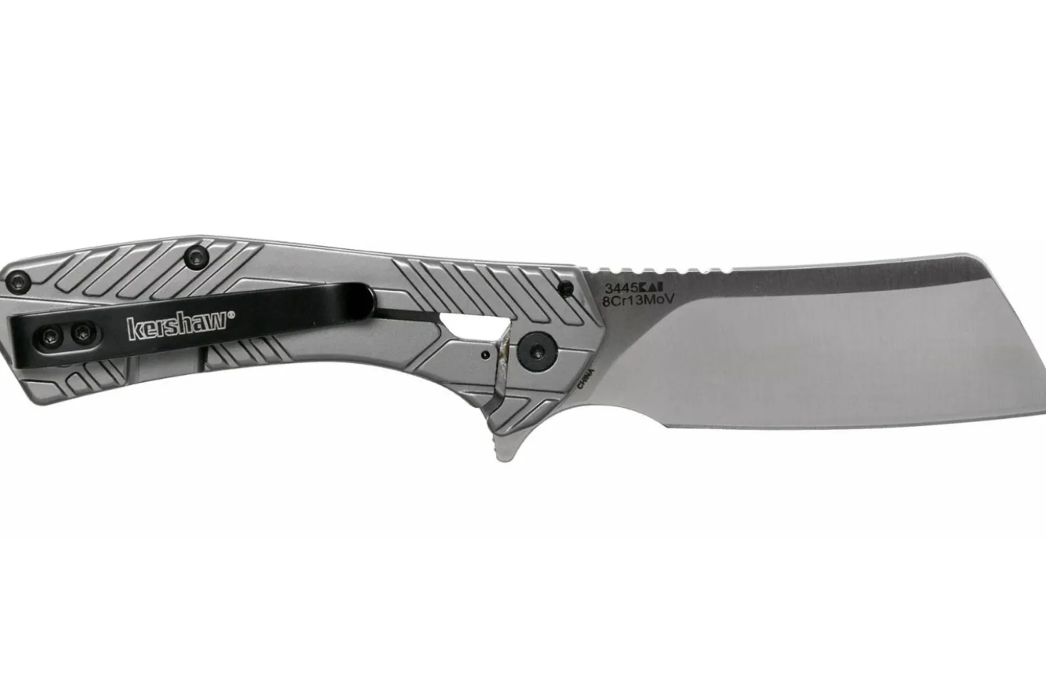 Couteau pliant Kershaw Static KS.3445 manche en acier gris 9,8cm