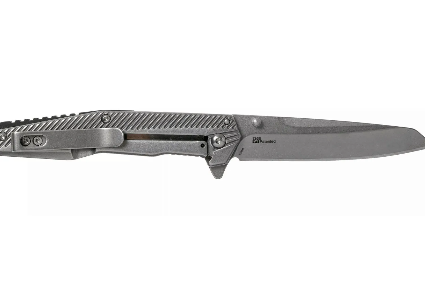 Couteau pliant Kershaw Topknot KS.1368 manche en acier inoxydable 10,8cm