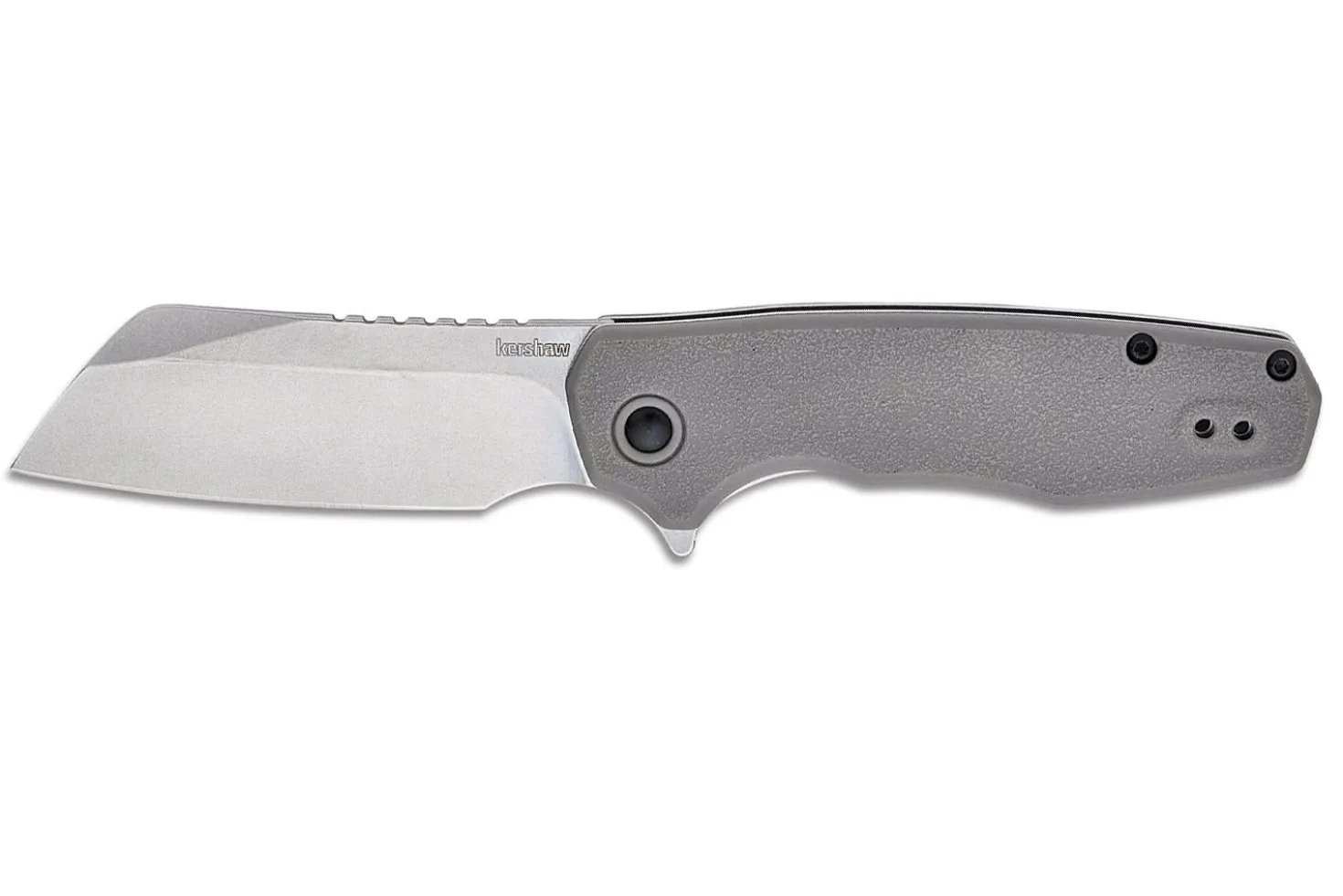 Couteau pliant Kershaw Wharf KS.1414 manche en nylon renforcé de fibre de verre gris 10cm