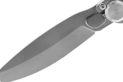 Couteau pliant K2 Kids 812172 manche inox décor dinosaures 9,5cm + étui suédine