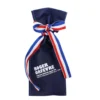 Couteau pliant K2.13M manche acier décor imprimé 3D rayures 11,5cm