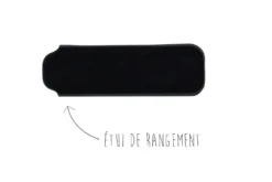 Couteau pliant K2.01M manche olivier et acier décor plumes 11,5cm