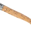 Couteau pliant Laguiole Arbalète G.DAVID 4512 manche en bois de bouleau avec deux mitres en inox mat