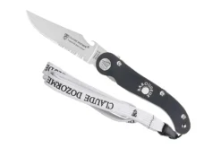 Couteau pliant Laguiole Claude Dozorme manche alu noir 12cm