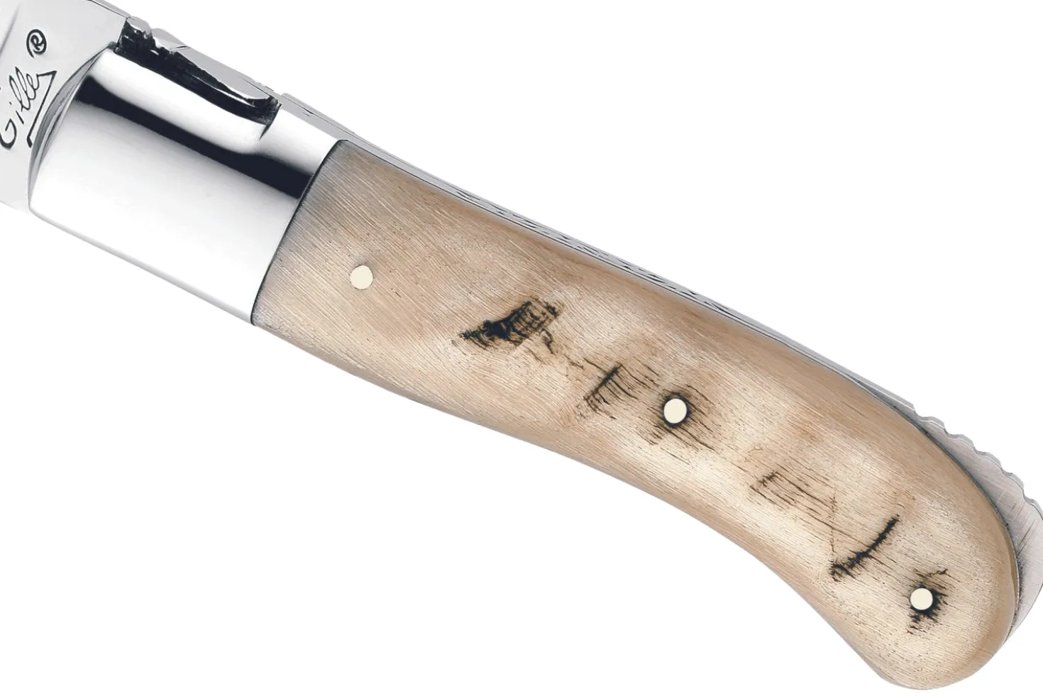Couteau pliant Laguiole GILLES 9531 manche en corne de bélier 10,5cm