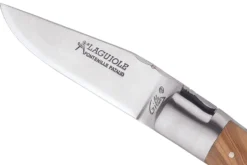 Couteau pliant Laguiole GILLES 9421 manche en bois d'olivier 10,5cm avec mitres