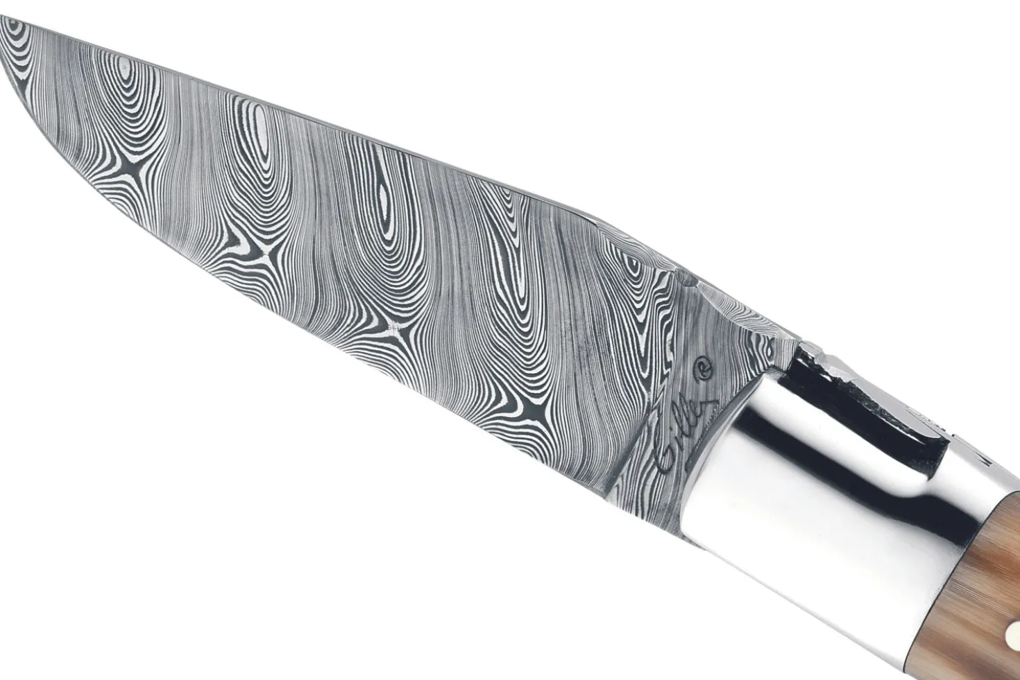 Couteau pliant Laguiole GILLES 9781 manche en pointe de corne 10,5cm