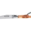 Couteau pliant Laguiole GILLES 8612 manche genévrier 12cm avec tire-bouchon