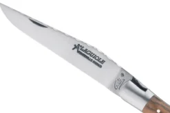 Couteau pliant Laguiole GILLES 8672 manche noyer 12cm avec tire-bouchon