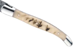 Couteau pliant Laguiole GILLES 5732 manche corne de bélier 12cm avec mitre