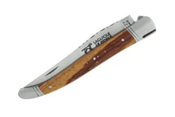 Couteau pliant Laguiole LE FIDELE acier Sandvik manche bois de serpent 12cm