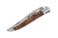 Couteau pliant Laguiole LE FIDELE acier Sandvik manche bois de thuya 12cm