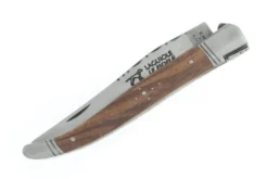Couteau pliant Laguiole LE FIDELE acier Sandvik manche noyer 12cm