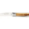 Couteau pliant Laguiole Village manche en genévrier 12cm avec mitre