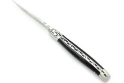 Couteau pliant Laguiole Village manche en corne 12cm avec mitre