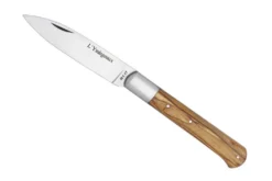 Couteau pliant LE FIDELE L'Yssingeaux acier Sandvik manche olivier 10,5cm