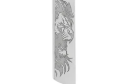 Couteau pliant Le Fidèle 20/20 en ébène 10,8cm lame décor lion