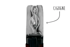 Couteau pliant L'Elsass acier inox Z100 manche bois de genévrier 11cm
