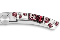 Couteau pliant Le Thiers Liner Lock Claude Dozorme décor cavalera 10,5cm
