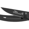 Couteau pliant Le Thiers Liner Lock Claude Dozorme acier inox noir 10,5cm
