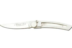 Couteau pliant Le Thiers Liner Lock Claude Dozorme tout inox 10,5cm