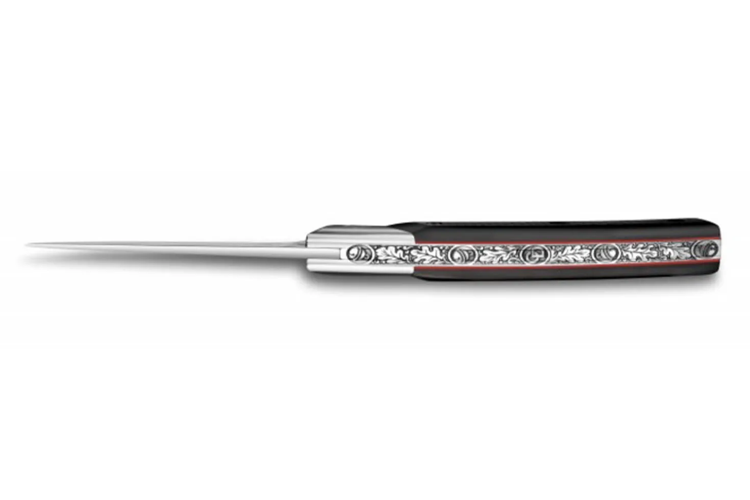 Couteau pliant Le Thiers Secret Claude Dozorme manche fibre de carbone 11cm