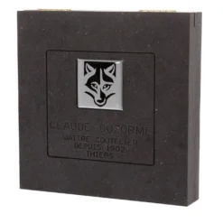 Couteau pliant Le Thiers Verrou Claude Dozorme manche bois d'olivier 12cm