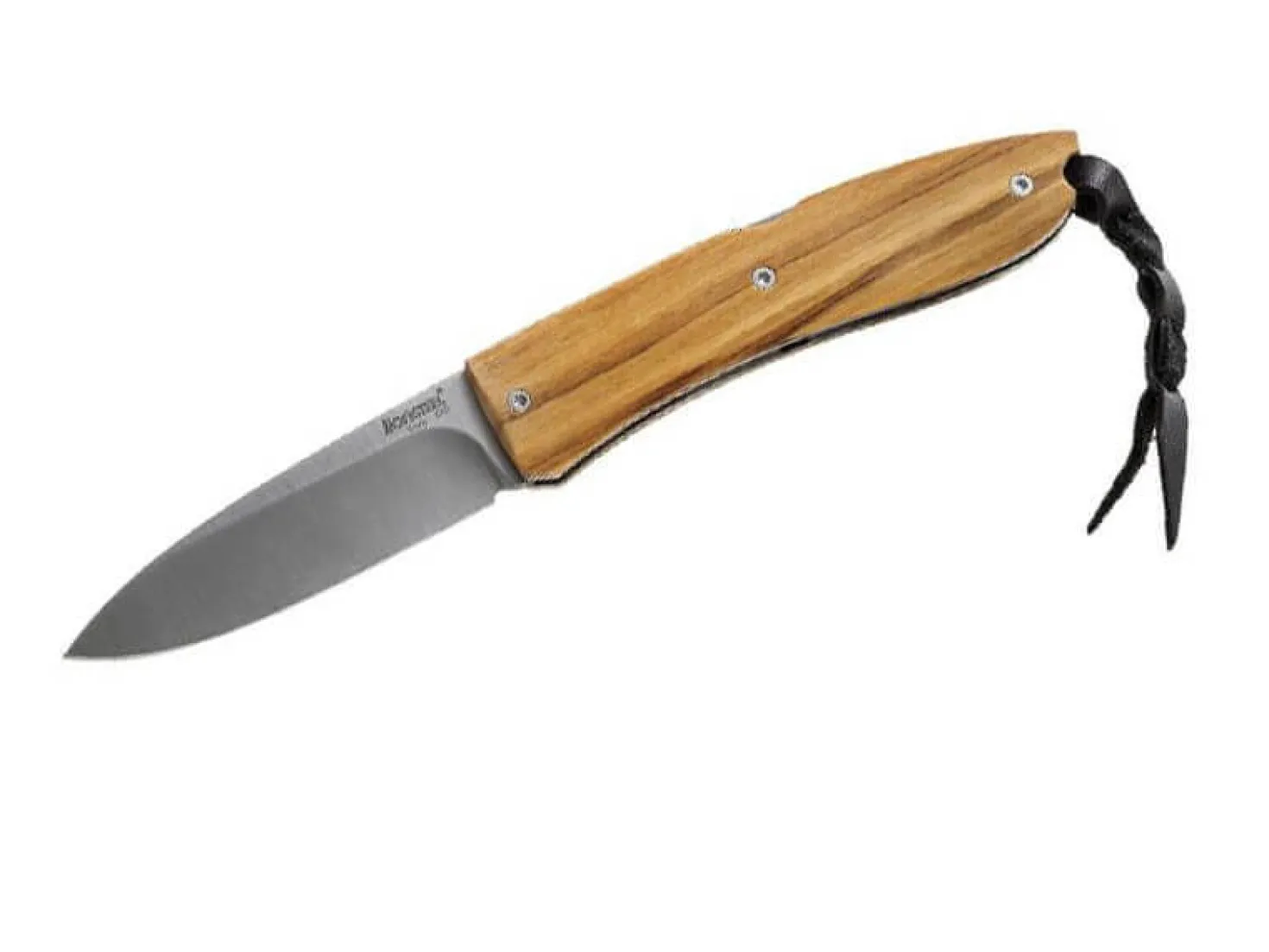 Couteau pliant LionSteel Opera manche 10cm lacet + étui