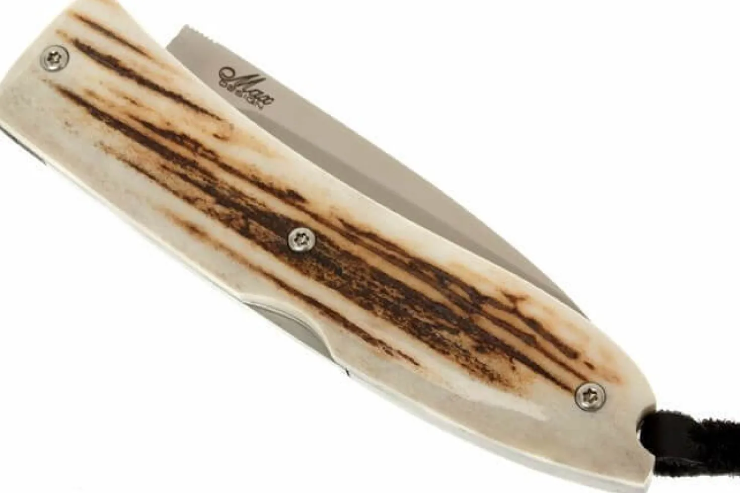 Couteau pliant LionSteel Opera manche 10cm lacet + étui