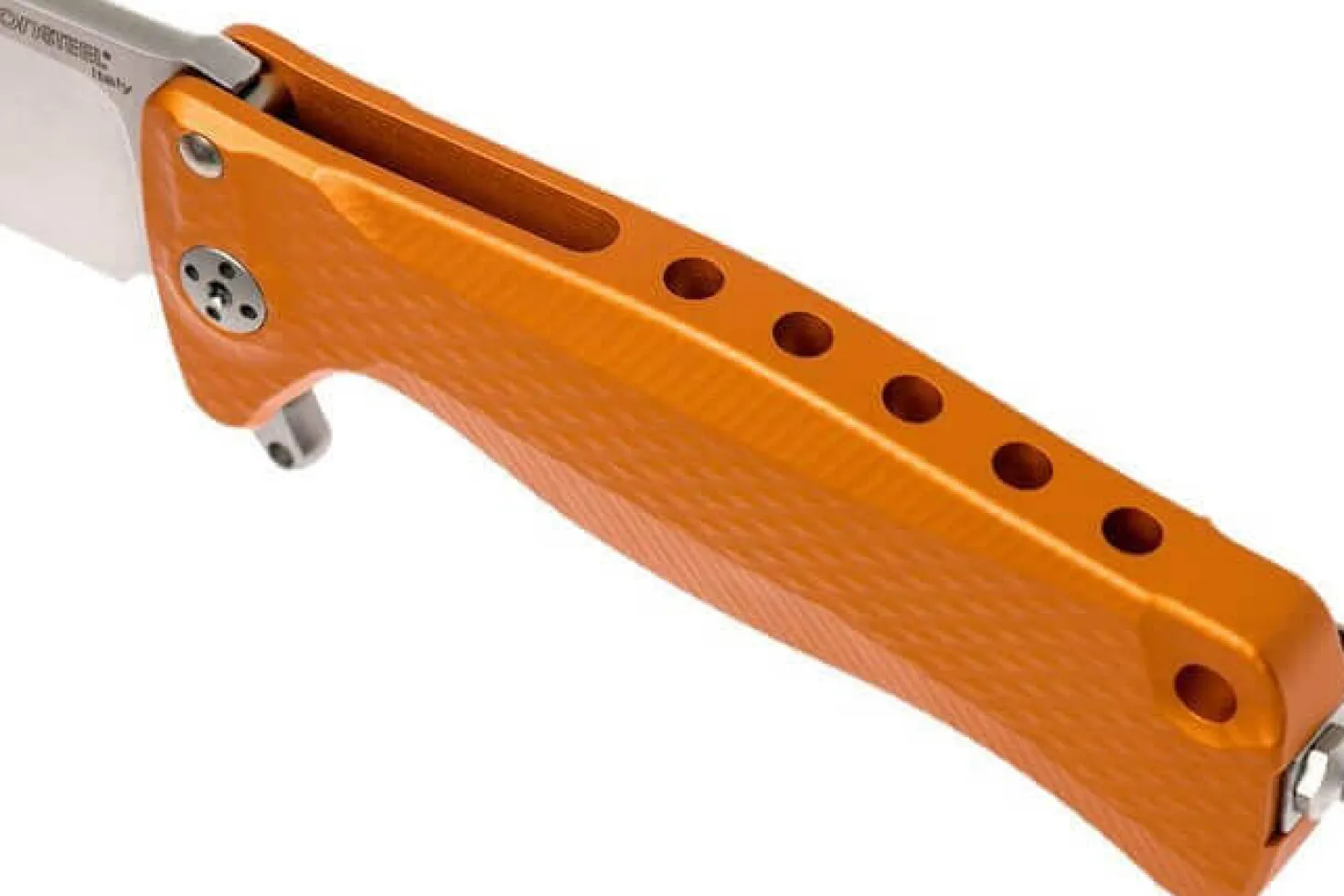 Couteau pliant LionSteel SR22 manche alu 10cm pic brise-vitre