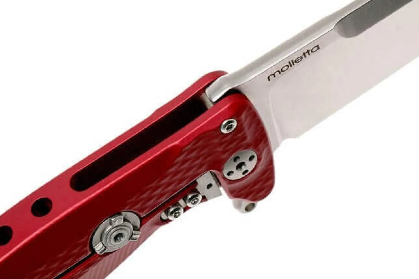 Couteau pliant LionSteel SR22 manche alu 10cm pic brise-vitre