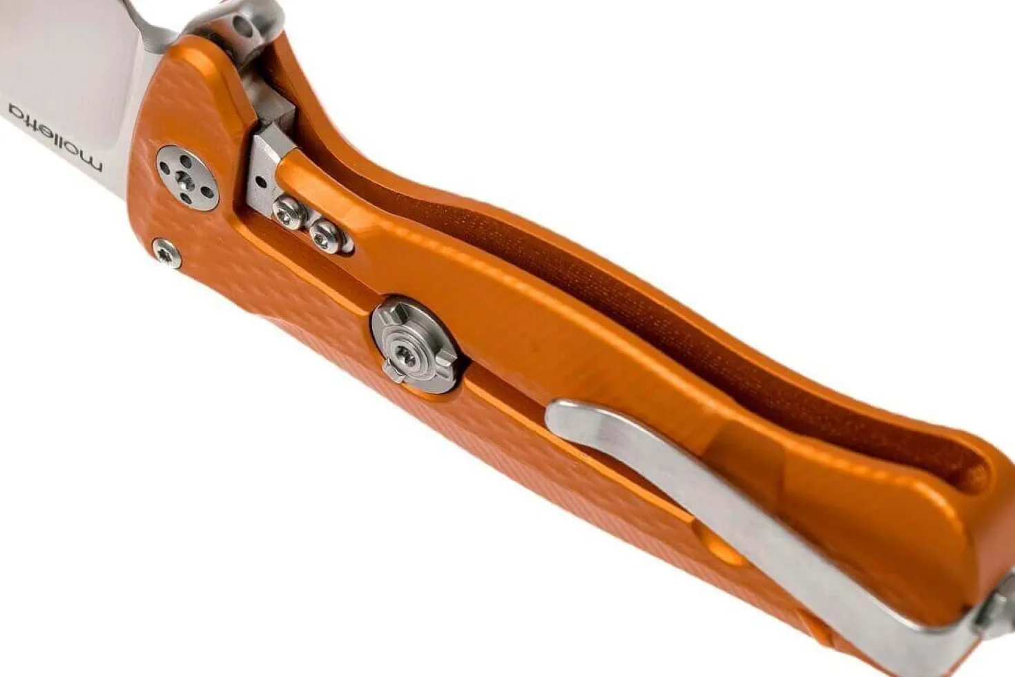 Couteau pliant LionSteel SR22 manche alu 10cm pic brise-vitre