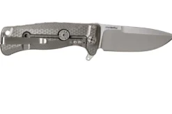 Couteau pliant LionSteel SR22 manche titanium 10cm pic brise-vitre