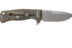 Couteau pliant LionSteel SR22 manche titanium 10cm pic brise-vitre