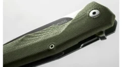 Couteau pliant LionSteel Tre manche G10 / titanium 10cm