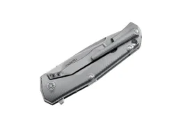 Couteau pliant LionSteel Tre manche 10cm + coffret bois