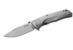 Couteau pliant LionSteel Tre manche 10cm + coffret bois