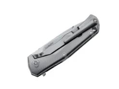 Couteau pliant LionSteel Tre manche 10cm + coffret bois