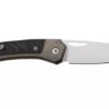 Couteau pliant LionSteel Twain TW-BRCF manche 10,5cm en titanium bronze et fibres de carbone