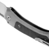 Couteau pliant LionSteel Twain TW-GYCF manche 10,5cm en titanium gris et fibres de carbone