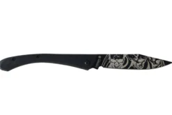 Couteau pliant Lug Bad boy LUC63LTB2LC manche en G10 et acier noir 12cm