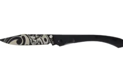 Couteau pliant Lug Bad boy LUC63LTB2LC manche en G10 et acier noir 12cm