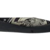Couteau pliant LUG C63LTB2LG Aigle noir manche en G10 et acier noir 12cm avec clip