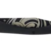 Couteau pliant LUG C63LTB2LI Tatoo noir manche en G10 et acier noir 12cm avec clip