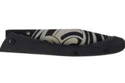 Couteau pliant LUG C63LTB2LI Tatoo noir manche en G10 et acier noir 12cm avec clip