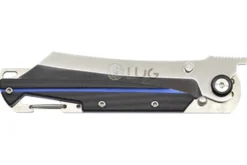 Couteau pliant LUG Higo LUSP3SHBLB manche en acier et G10 noir et bleu 11cm