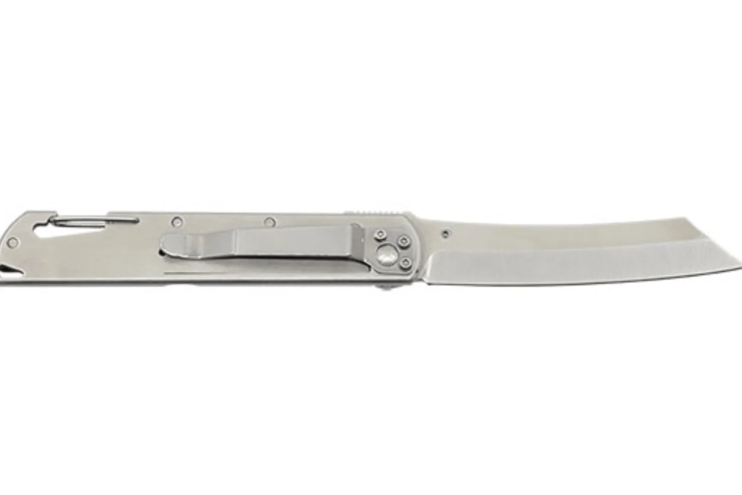 Couteau pliant LUG Higo LUSP3SHBLB manche en acier et G10 noir et bleu 11cm