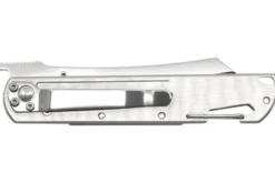 Couteau pliant LUG Higo LUSP3SHRB manche en acier et G10 noir et rouge 11cm