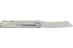 Couteau pliant LUG Higo LUSP3SHOK manche en acier et G10 kaki et orange 11cm