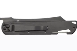 Couteau pliant LUG Higo Titanium LUSP3THRB manche en acier et G10 noir et rouge 11cm